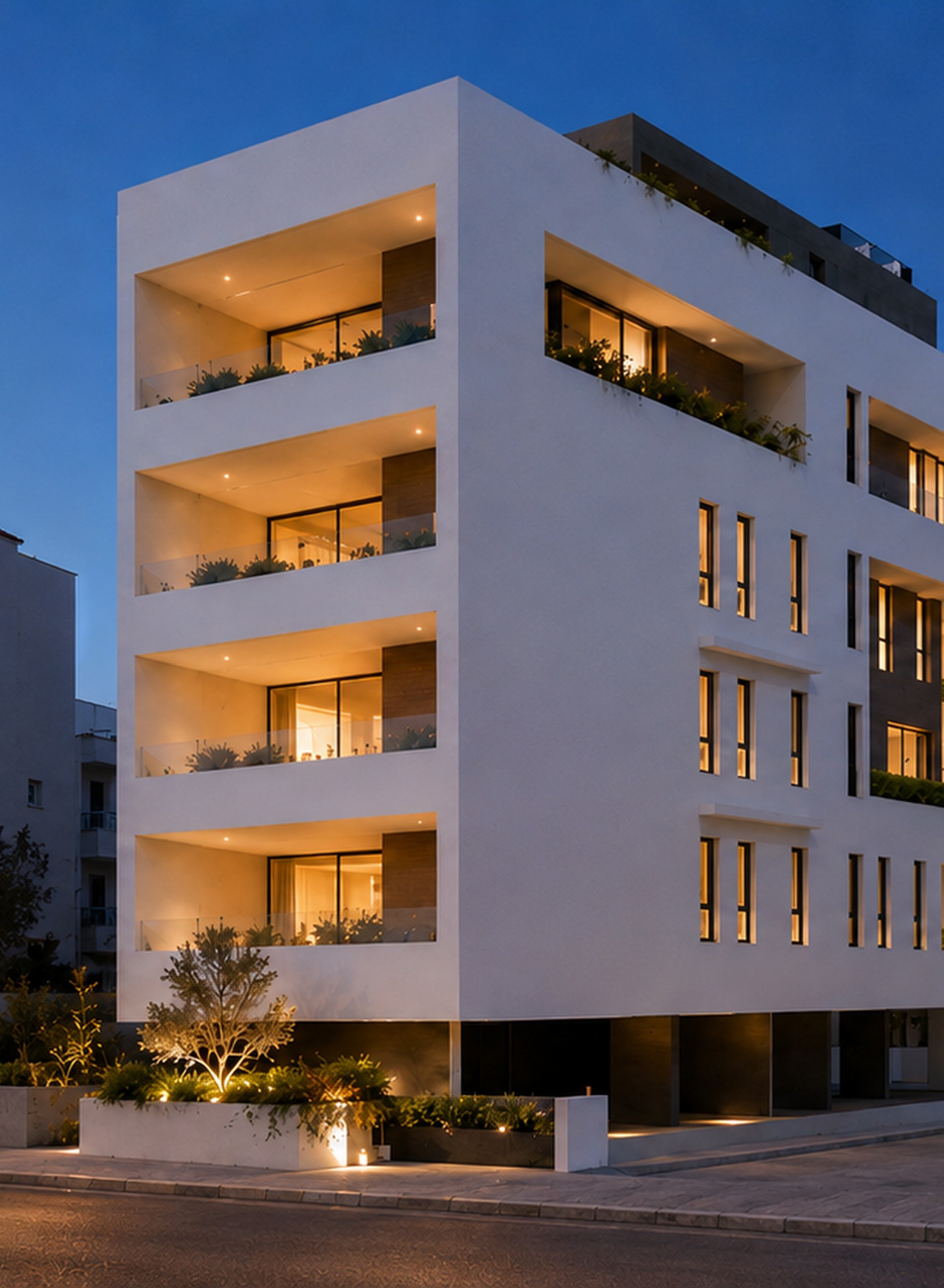 LBG106 at dusk, seen from the street corner